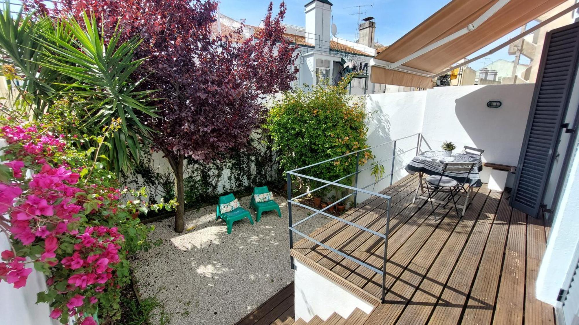 Apartment With Private Garden - Central Location ลิสบอน ภายนอก รูปภาพ